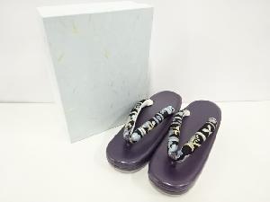 新品　未使用品　岡重　京友禅　鼻緒　草履(24センチ)